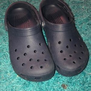 Navy Blue Crocs